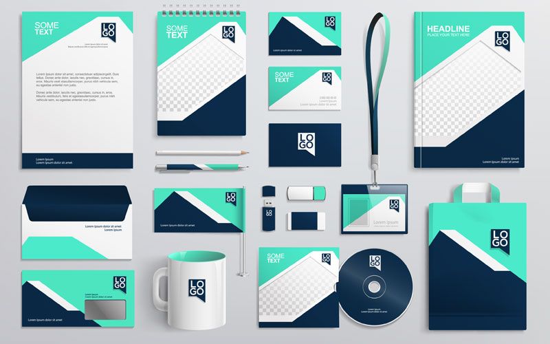 branded business stationery
